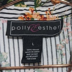 Floral Button down top